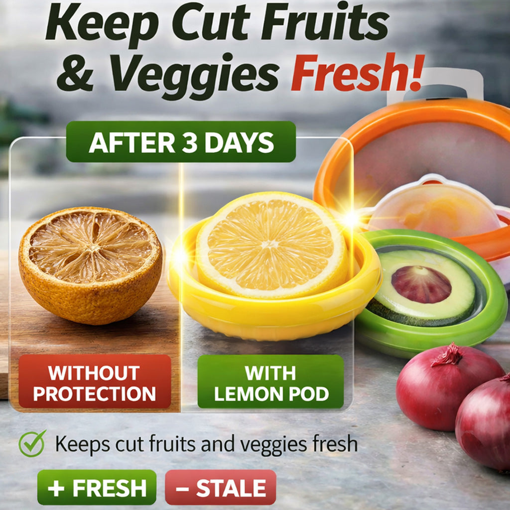 LOCKAFRESH – Silicone Stretch Covers for Fruits, Bowls, and Leftovers