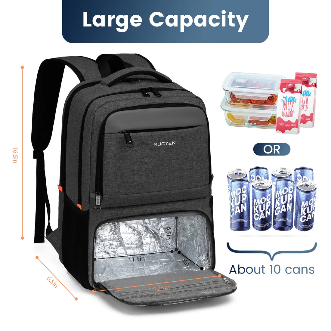 Large Capacity Outdoor Picnic Camping Waterproof Backpack