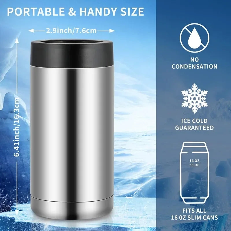 THERMOCAN – Double-Wall Can Cooler for Beer, Soda, and Sparkling Drinks